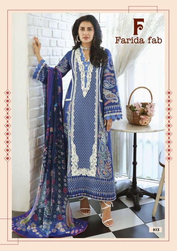 Farida fab mushq cotton salwar suit wholesale